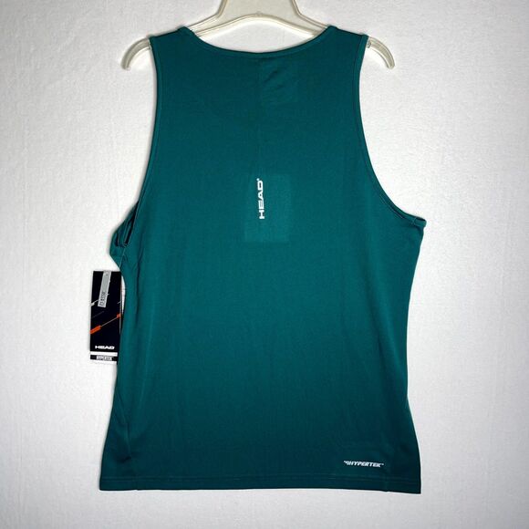 NWT Head Spin Serve Tank Deep Teal Mens Size M - Picture 3 of 11